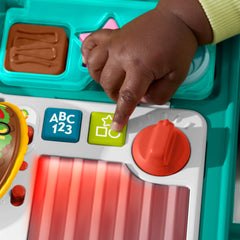 Fisher-Price Aprender e Brincar Andador para Bebês Carro de Snacks 4 em 1