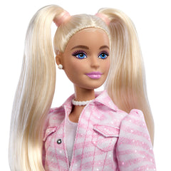 Barbie Fashionista Boneca Barbie Fashionista Deluxe Style Boneca com Jaqueta Rosa