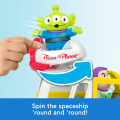 Fisher-Price Little People Disney & Pixar Toy Story Pizza Planet Truck & Buzz Lightyear Toy