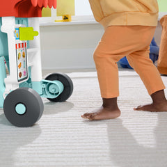 Fisher-Price Aprender e Brincar Andador para Bebês Carro de Snacks 4 em 1