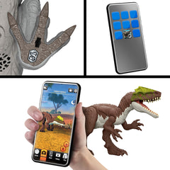 Jurassic World Dinossauro de Brinquedo Rebirth Rugido Selvagem