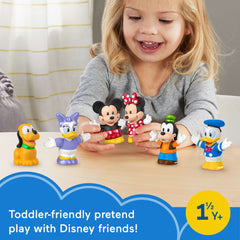 Fisher-Price Little People Disney Mickey & Friends 6-Piece Figure Set For Toddlers & Kids