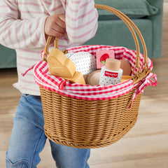 Fisher-Price Brinquedo para Bebês Cesta de Piquenique de Madeira