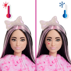 Barbie Cutie Reveal Doll & Accessories, Cuddly Series Lamb With 10 Surprises