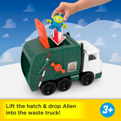 Imaginext Disney And Pixar Toy Story Garbage Truck With 4 Action Figures & Toy Vehicle