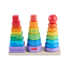 Fisher-Price Brinquedo para Bebês Torre de Atividades de Madeira