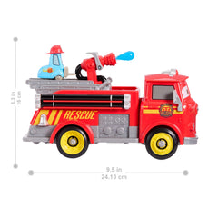 Disney And Pixar Cars Radiator Springs Race & Rescue Fire Fighting Red & Guido & Accessories