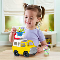 Little People Toy Story Juguete para Bebés Vehiculo Buzz Lightyear Pizza Planeta