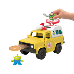 Imaginext Project Target Brinquedo Imaginext Toy Story Caminhão Pizza Planet com Buzz e Alienígena