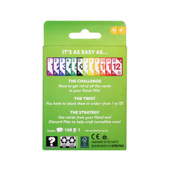 Skip-Bo Card Game For Kids, Adults & Families, Color Blind Accessible Deck For 2 To 6 Players