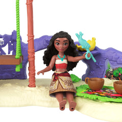Disney Moana 2 Toys, Moana's Island Adventure Playset With 2 Small Dolls, 2 Friends & 8 Accessories