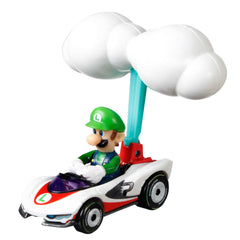 Hot Wheels® Mario Kart™ Luigi P-Wing et Planeur nuages
