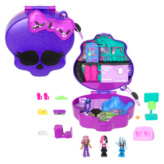 Polly Pocket Monster High Coffret Avec 3Micro-Poupées et 10Acc.