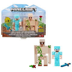 Minecraft Vanilla Figura de Acción 2-Pack de 3.25