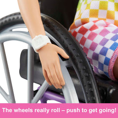 Barbie Doll With Wheelchair And Ramp, Blonde, Barbie Fashionistas