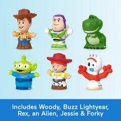 Fisher-Price Little People Disney Pixar Toy Story 6-Piece Figure Set For Toddlers & Kids