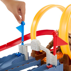 Hot Wheels Mario Kart Pista de Juguete Castillo de Bowser