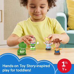 Fisher-Price Little People Disney Pixar Toy Story Figure Pack For Toddlers & Kids, 4 Toys