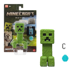 Minecraft-Figurine Articulée Creeper-Taille de 10 Cm et Accessoires