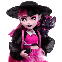 Monster High Poupée Mode Draculaura Avec Comte Fabuleux, Access.