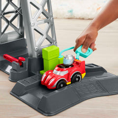 Little People Hot Wheels La Tour des Boucles de Course