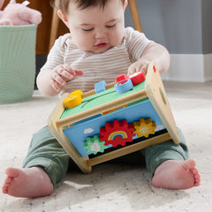 Fisher-Price Brinquedo para Bebês Triângulo de Atividades de Madeira
