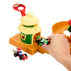 Hot Wheels Mario Kart Pista de Juguete Carrera en la Selva