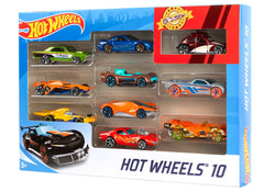 Hot Wheels Die Cast Basics Vehículo de Juguete Paquete de 10 Autos