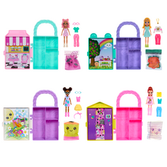 Polly Pocket Coffret de Jeu et Poupée Mini Looks, Poupée 7,62Cm