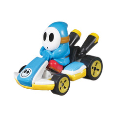 Hot Wheels Mario Kart Vehículo de Juguete Shy Guy Azul Claro Estándar Kart