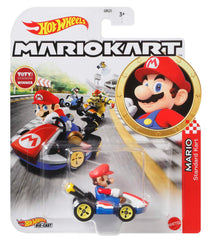Hot Wheels Mario Kart Mario, Véhicule Kart Standard