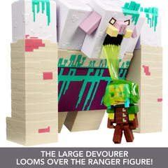 Minecraft Toys, Legends Devourer & Ranger Action Figures & 2 Accessories Set