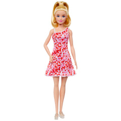 Barbie Fashionistas Doll #205 With Blond Ponytail And Floral Dress