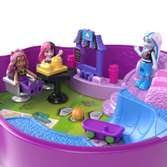 Polly Pocket Monster High Coffret Avec 3Micro-Poupées et 10Acc.