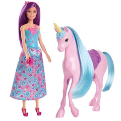 Barbie® Poupée Barbie® Princesse et Licorne