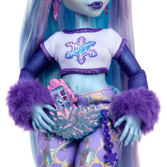 Monster High Poupée Abbey Bominable, Vêtements Yéti et Access.