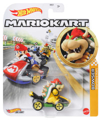 Hot Wheels Mario Kart Vehículo de Juguete Bowser Estándar Kart