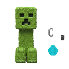 Minecraft-Figurine Articulée Creeper-Taille de 10 Cm et Accessoires