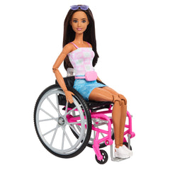 Coffret de Poupée Barbie et Chien D’Assistance Avec Poupée Aux Cheveux Bruns