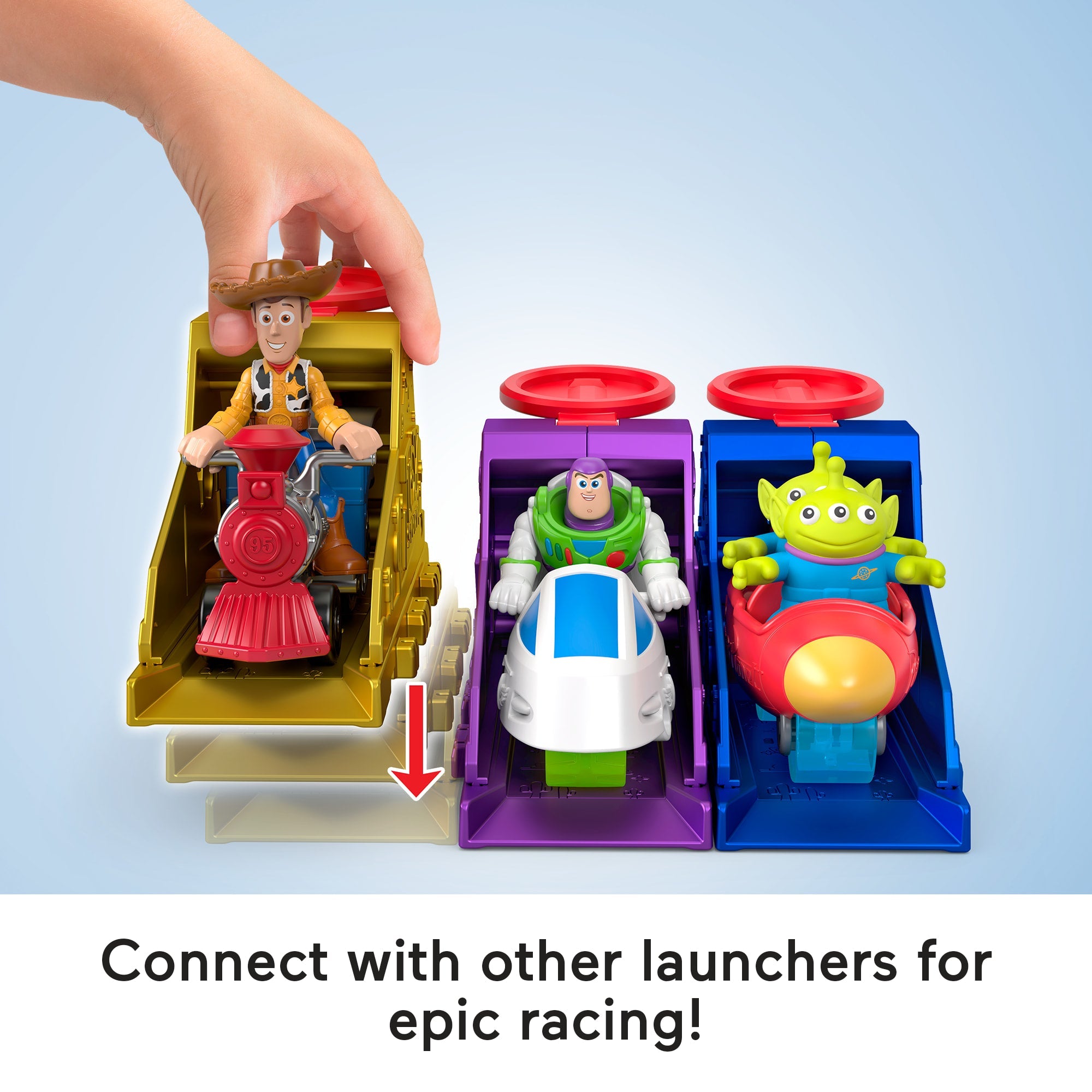 Imaginext Launcher Set With Disney And Pixar Toy Story Buzz Lightyear Figure