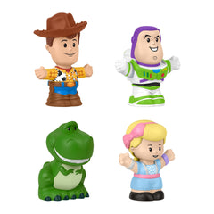 Fisher-Price Little People Disney Pixar Toy Story Figure Pack For Toddlers & Kids, 4 Toys