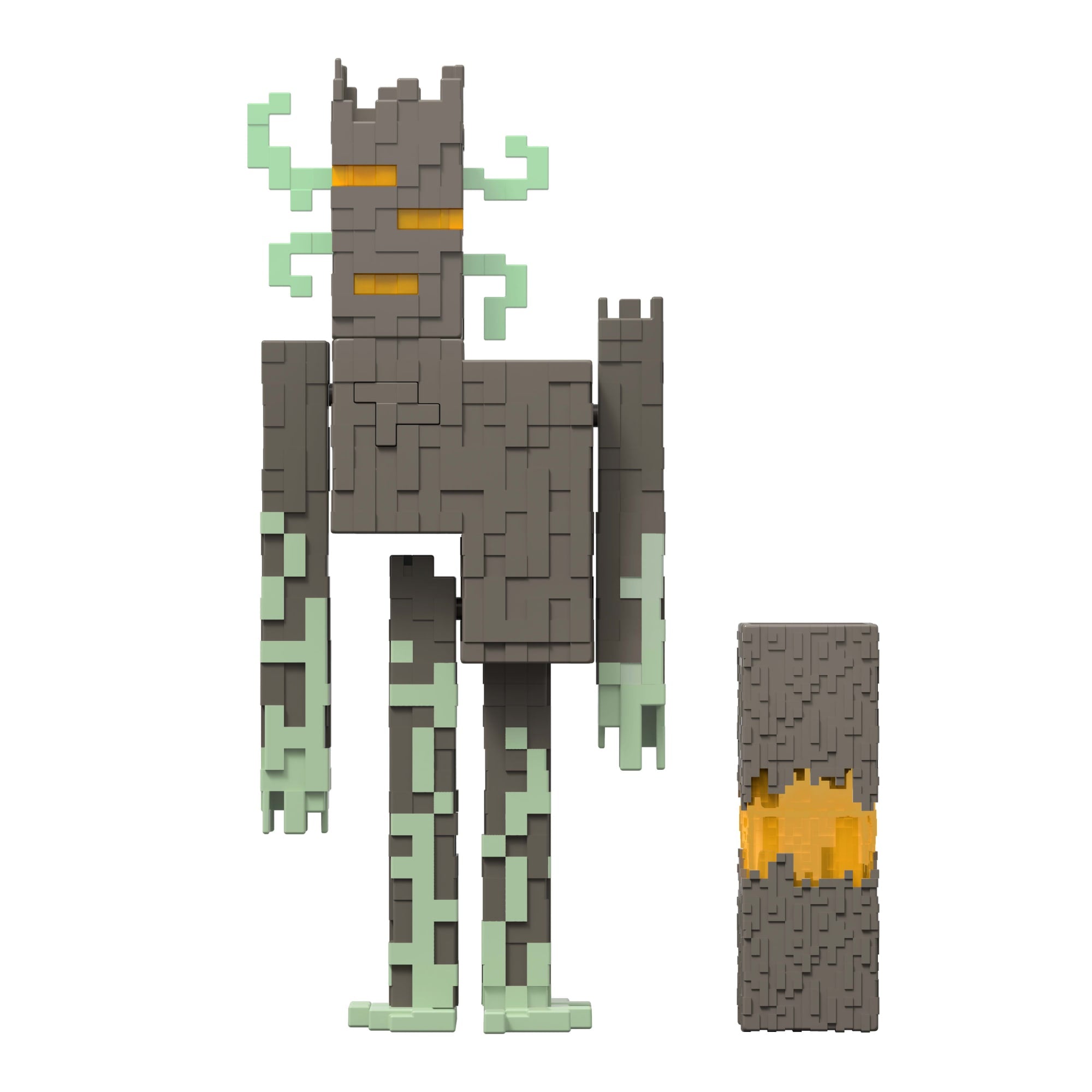Minecraft The Creaking Action Figure With Interactive Lights, Sounds & Accessory, 8-Inch Collectible