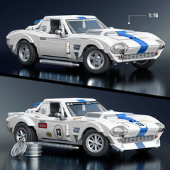 Mattel Brick Shop Hot Wheels Jogo de Construção Elite '63 Corvette Grand Sport