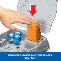 Jurassic World Distortus Rex Lab Sensory Playset With 8 Mini Figures, Fidget Features in Case