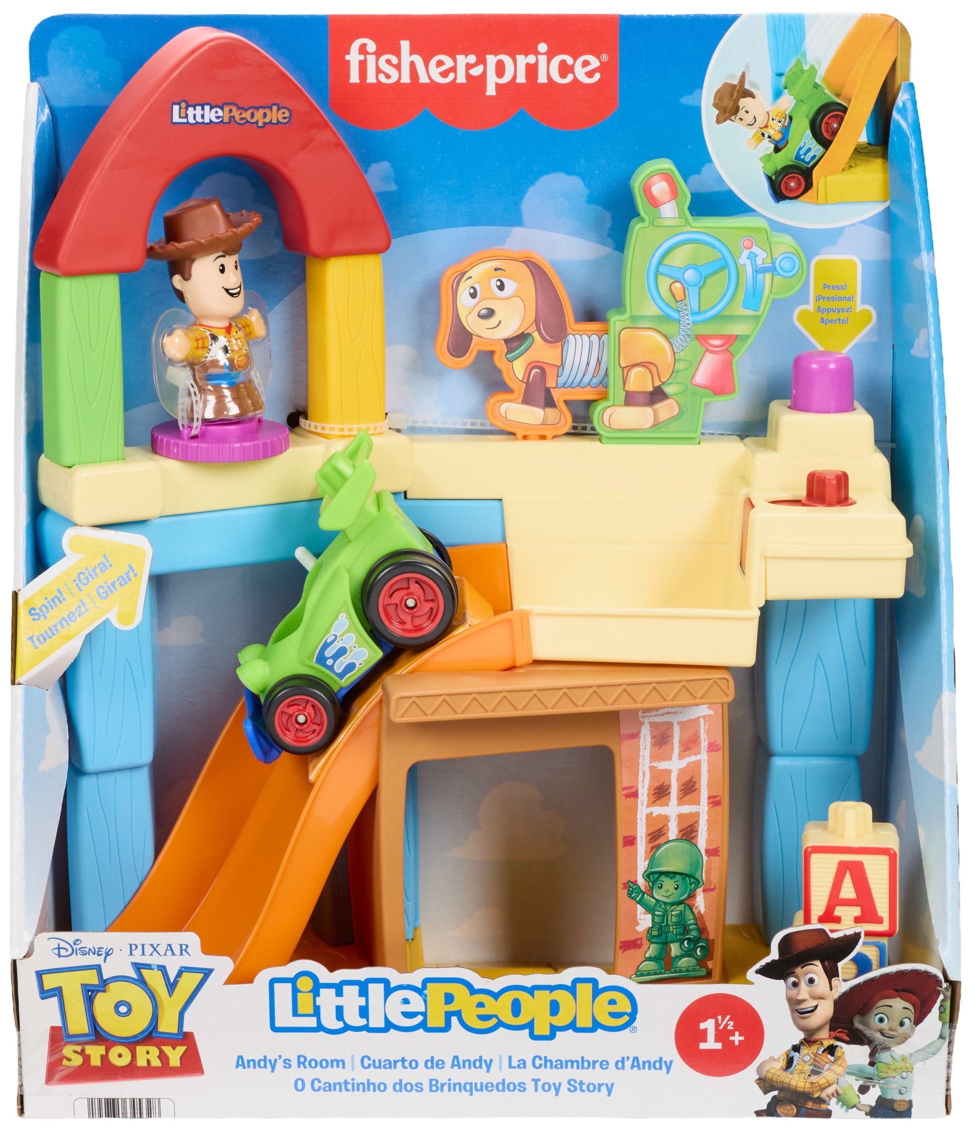 Little People Toy Story Brinquedo para Bebês FP Little People O Recanto Dos Brinquedos Toy Story