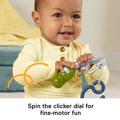 Fisher-Price Mini Me Moments Reel Fun Fishing Gift Set, 4 Baby Toys For Newborn Sensory Play