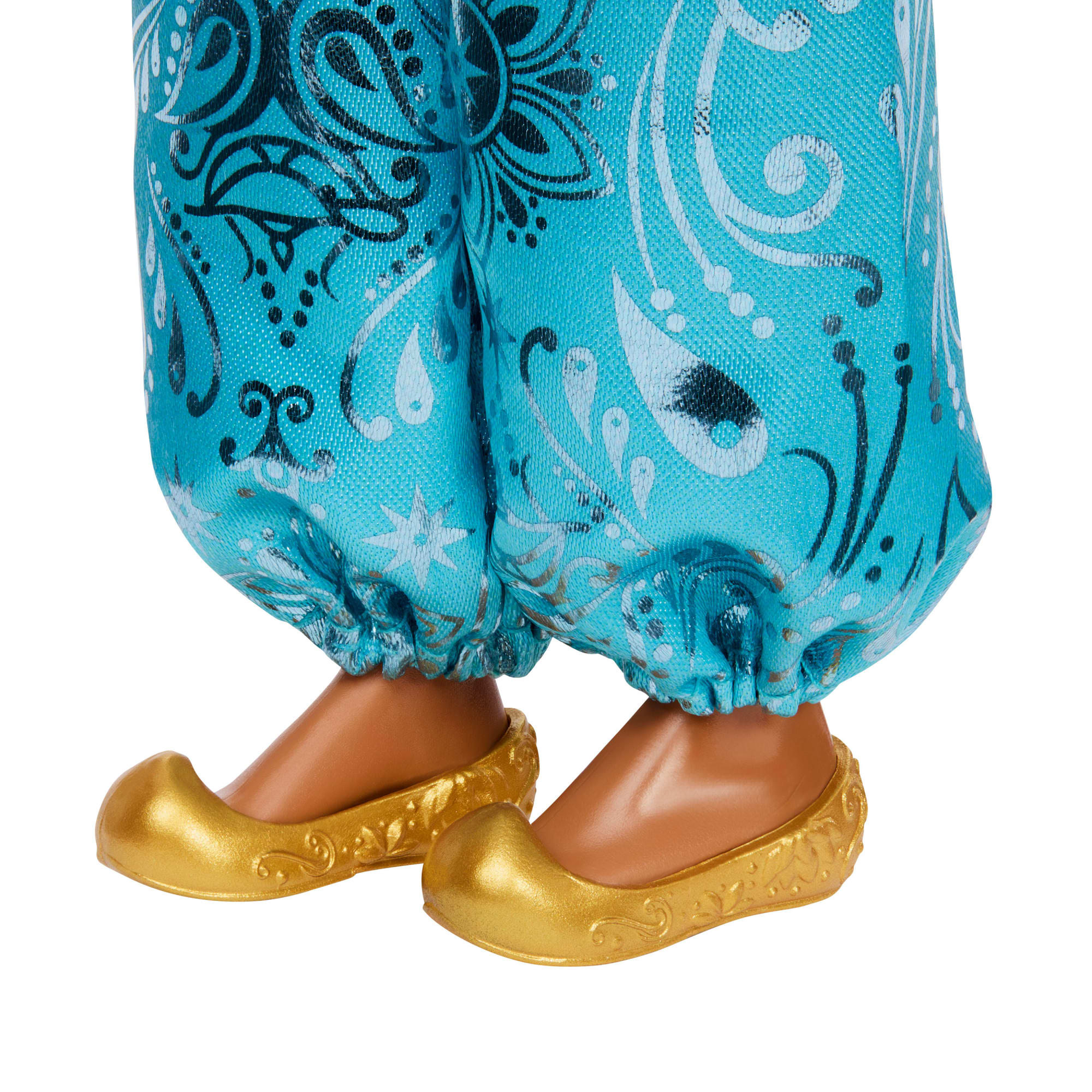 Disney Princess Enchanted Stories Jasmine Fashion Doll With Sparkling Outfit & Accessories, Posable