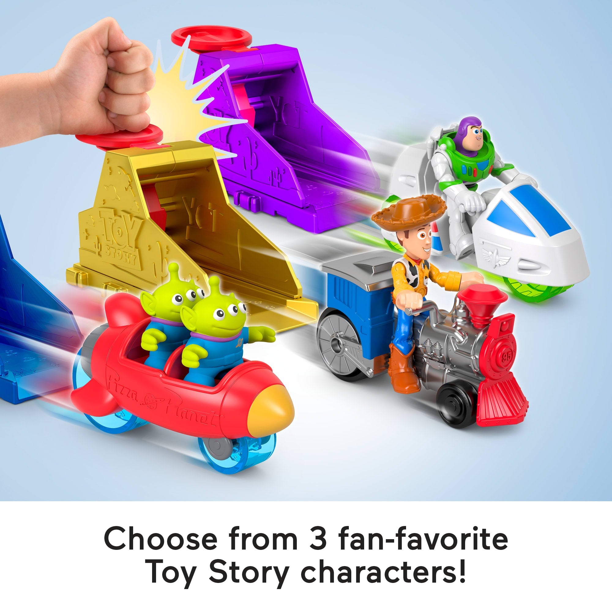 Imaginext Launcher Set With Woody Figure, Inspired By Disney And Pixar Toy Story