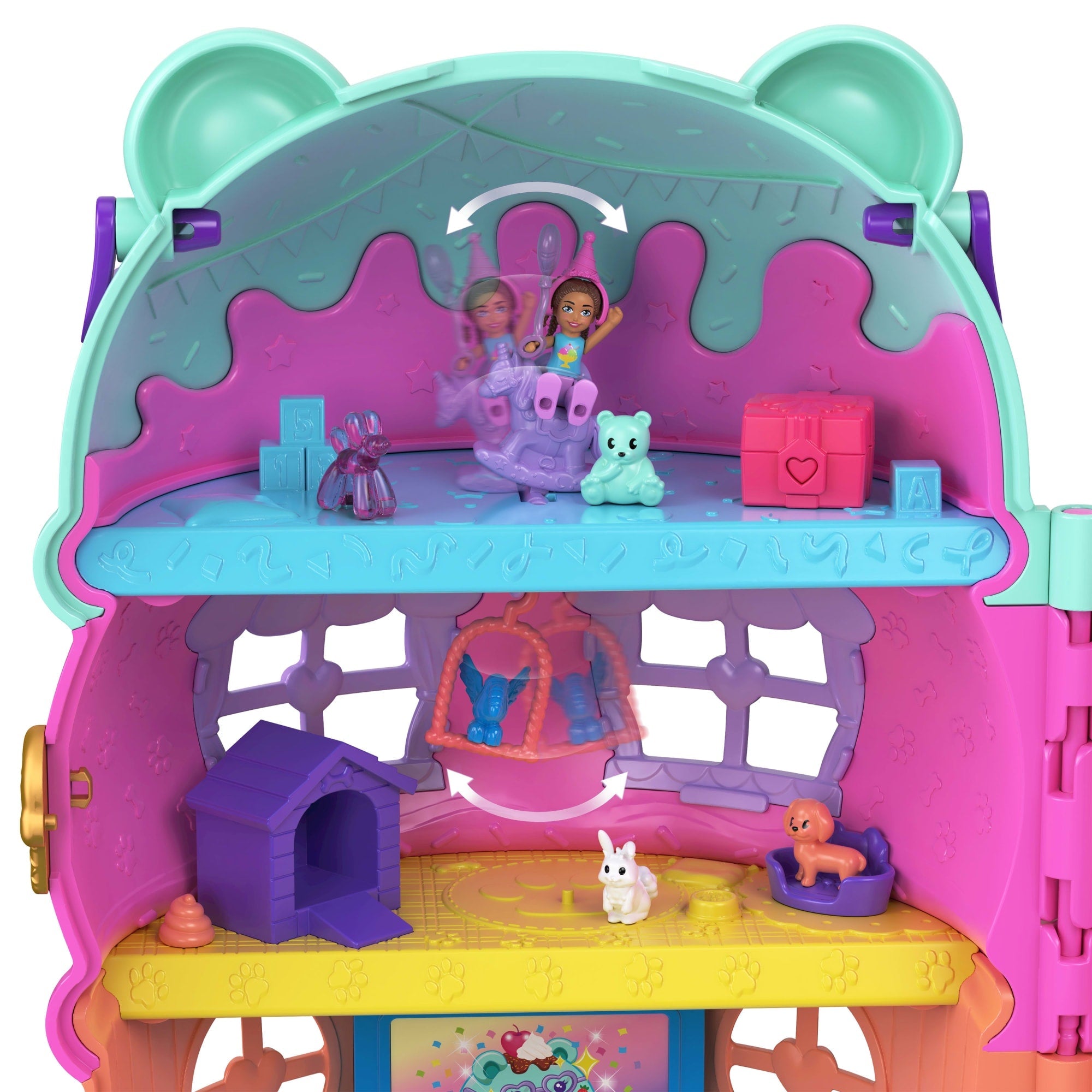 Polly Pocket Coffret Maison Cornet de Glace-Avec Figurines
