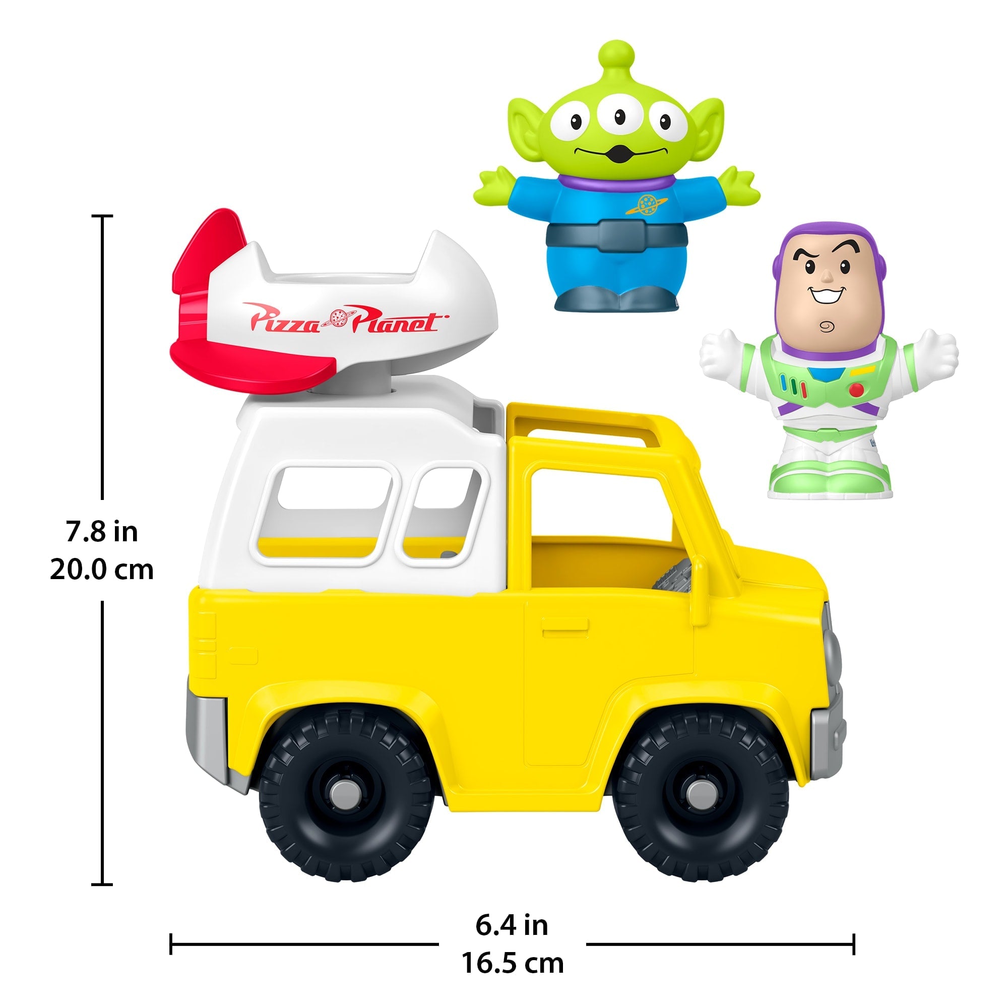 Fisher-Price Little People Disney & Pixar Toy Story Pizza Planet Truck & Buzz Lightyear Toy